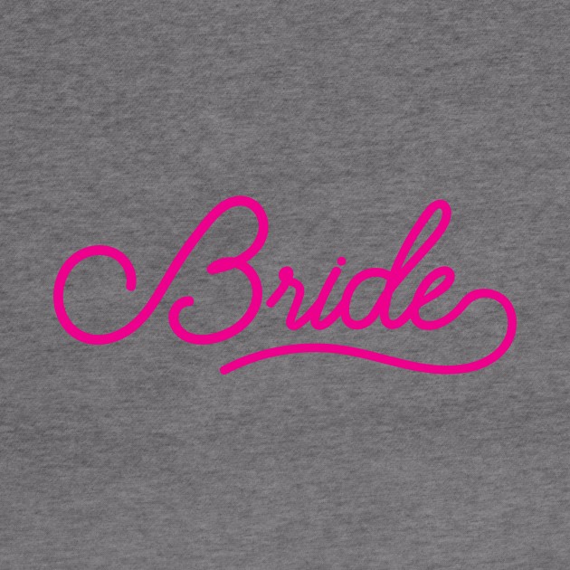 Bride - Wedding Bridesmaid Bachelorette Party Design by zubiacreative